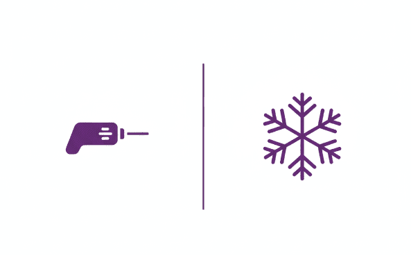 مقایسه گرافیکی درمان زگیل تناسلی با لیزر در مقابل کرایوتراپی.