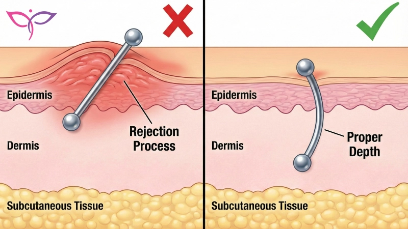 دیاگرام اعصاب صورت و محل امن پیرسینگ ابرو