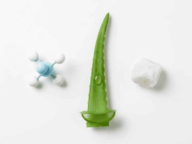 مواد موثره در بهترین کرم ترمیم کننده بعد از لیزر موهای زائد مانند آلوئه ورا و زینک