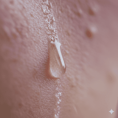 بررسی کامل تأثیر گریه بر پوست صورت، کلوزآپ اشک روی گونه