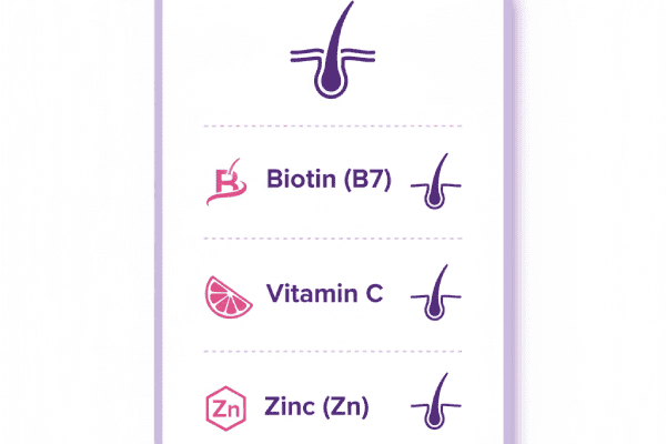 اینفوگرافیک ویتامین های ضروری بعد از کاشت مو