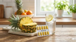 تاثیر مصرف قرص آناهیل و آناناس حاوی بروملین برای رفع سریع ورم و کبودی فیلر