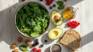 بهترین غذاها برای رژیم غذایی کم‌گلایسمی و کاهش التهاب در درمان آکنه کیستیک