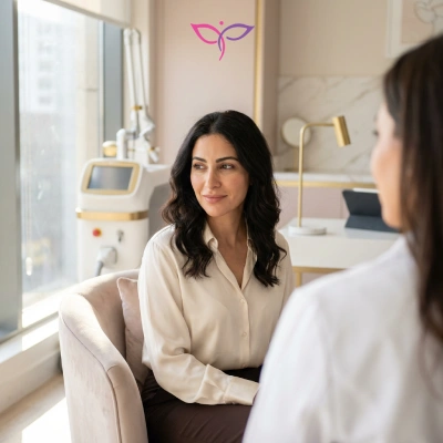 مشاوره تخصصی جهت انتخاب بهترین روش درمان یائسگی زودرس در محیط آرام کلینیک پرنیان