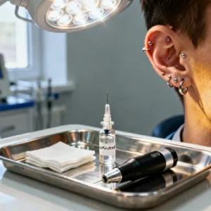 درمان عفونت و گوشت اضافه پیرسینگ