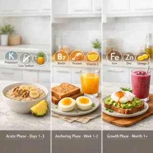 بهترین صبحانه بعد از کاشت مو