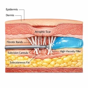 جای بخیه ابدومینوپلاستی