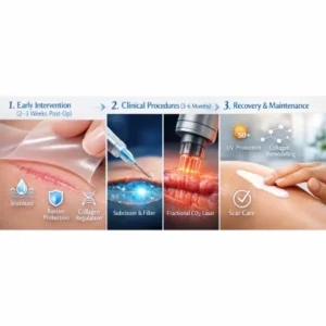 جای بخیه ابدومینوپلاستی