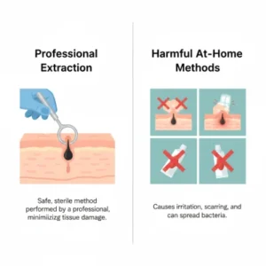 دانه‌های سیاه روی بینی