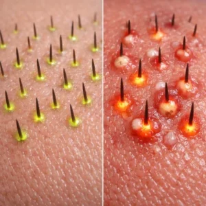 درمان جوش بعد از کاشت مو