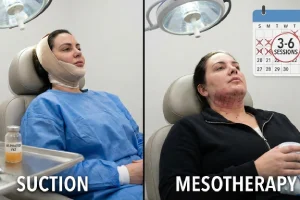 ساکشن غبغب یا مزوتراپی