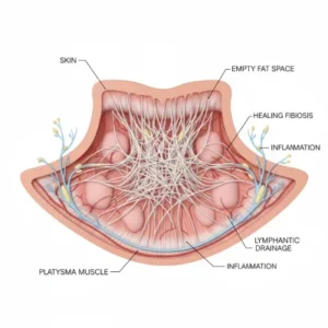 سفت شدن جای ساکشن غبغب 