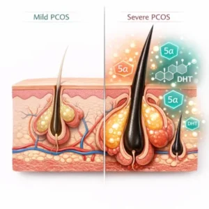 فرق بین تنبلی تخمدان خفیف و شدید