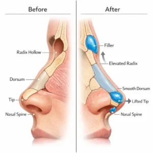 قوز بینی کاذب