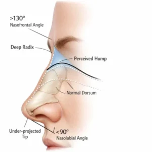 قوز بینی کاذب