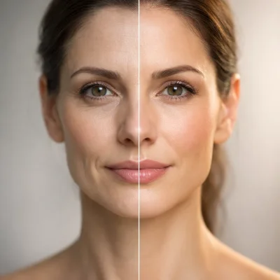 درمان لاغری صورت بعد از رژیم