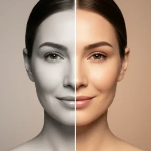 درمان لاغری صورت بعد از رژیم