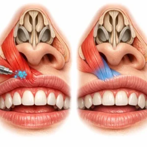 درمان لبخند لثه‌ای با بوتاکس