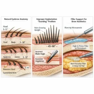 کاشت ابرو با طبیعی با خواب طبیعی